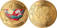 Ghana 10 Cedis Lotus Bowl Greatest Porcelain 2 oz Proof-like Silver Coin 10 Cedis Republic of Ghana 2023 -