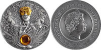 Niue 5 Dollars Helios Divine Faces of the Sun 3 oz Antique finish Silver Coin 5$ Niue 2022 -