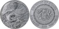 Ghana 10 Cedis Eagle and Raven Life Quotes 2 oz Antique finish Silver Coin 10 Cedis Republic of Ghana 2023 -