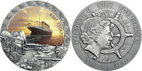 Niue 5 Dollars Titanic Grand Shipwrecks in a History 2 oz Antique finish Silver Coin 5$ Niue 2020 -