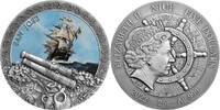 Niue 5 Dollars San Jose Grand Shipwrecks in a History 2 oz Antique finish Silver Coin 5$ Niue 2022 -