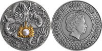 Niue 5 Dollars Pearl and Dragon Divine Pearls 2 oz Antique finish Silver Coin 5$ Niue 2022 -
