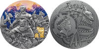 Niue 5 Dollars Dian Wei Warriors of Ancient China 3 oz Antique finish Silver Coin 5$ Niue 2021 -