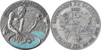 Cameroon 2000 Francs Diamond Mining Earth Treasures 50 g Antique finish Silver Coin 2000 Francs CFA -