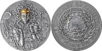 Cameroon 2000 Francs Medusa The Great Greek Mythology 2 oz Antique finish Silver Coin 2000 Francs CFA -