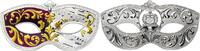 Samoa 10 Dollars Venetian Mask 5 oz Proof-like Silver Coin 10$ Samoa 2023 -