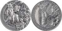 The Ten Commandments of Moses Bible Stories 2 oz Antique finish Silver Coin 2000 Francs CFA Cameroon 2024
