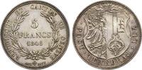 Switzerland 5 Francs Geneva. Canton -
