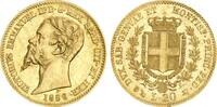 Italy 20 Lire 1858 (Anchor) -P Sardinia. Vittorio Emanuele II XF/AU 1000,00 EUR  Excl. 20,00 EUR Verzending