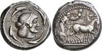 AR Tetradrachm. Sicily, Syracuse. Deinomenid Tyranny, Hieron I. -