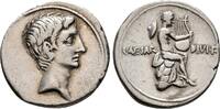 Roman Republican & Imperatorial AR Denarius The Triumvirs. Octavian. -