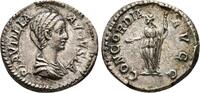 Roman Imperial. AR Denarius Plautilla. Augusta, -