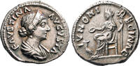 Roman Imperial. AR Denarius Faustina Junior, -