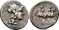 Roman Republican AR Denarius C. Serveilius M. f. -