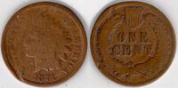 United States Indian Head penny 1871 (I71) -