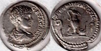 ROMAN EMPIRE 201-211 ancient Roman silver denarius Emperor Geta
