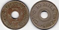Palestine Palestine British Mandate 1933 10 mils (P1033) -