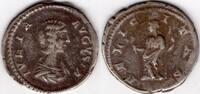 Roman Empire ancient Roman denarius Empress Julia Domna, AD (C212) -