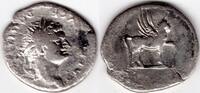 Roman Empire Roman denarius Domitian with Pegasus 76 AD (C229) -