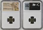 ROMAN EMPIRE AE4 (BI Nummus) NGC certified Alexandria posthumous nummus Constantine I, 307-337 (X31) -