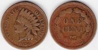 USA Indian Head penny (I59) -
