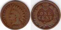 USA 1872 Indian Head penny (I72) -