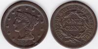 United States 1854 copper Large US Cent (A2) -