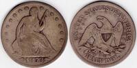United States 1853 Liberty Seated silver half dollar (A3) -