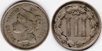 United States 1867 US Three cent piece (A46) -
