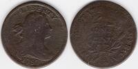 United States 1797 copper Large US Cent (L97) -
