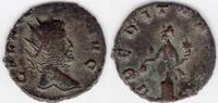 Roman Empire Roman Emperor Gallienus coin with Uberitas, 253-268 (C89) -
