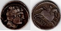 Spain  ancient Celtiberian Segobriga (Saelices) denarius, 110 BC - 80 BC (C94)