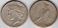 United States Silver US Peace Dollar 1923-S (A56) -