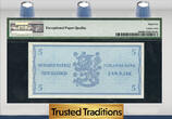 Welt Banknoten 5 MARKKAA 1963 TT PK 99a FINLAND  PMG 65 EPQ GEM POP ONE FINEST KNOWN! GEM UNCIRCULATED!