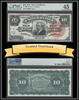 USA Banknoten 293 1886 $ TT FR 10 SILVER CERTIFICATE TOMBSTONE LARGE RED... 9662,52 EUR  Excl. 28,56 EUR Verzending