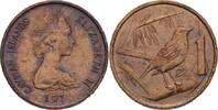 1 Cent 1972 Cayman Islands  SS / Plattenfehler [ 2 fehlt bei 1972]