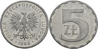 Polen 5 Zlotych 1989 UNC.