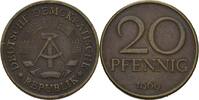Deutsche Demokratische Republik 20 Pfennig 1969 SS+