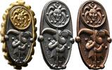 Schweiz Basler Fasnacht,Plaketten, Gold, Silber, Kupfer -