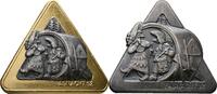 Schweiz Basler Fasnacht,Plaketten, Gold, Silber, Kupfer -
