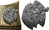 Schweiz Basler Fasnacht,Plaketten, Gold, Silber, Kupfer -