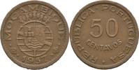 Portugal 50 Centavos Kolonialmünze Mosambik -