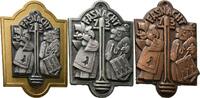 Schweiz Basler Fasnacht,Plaketten, Gold, Silber, Kupfer -