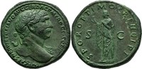 Italien/Rom Traian 103-111 n.Chr. Sesterze 98-117 n.Chr. knapp vorzüglich / schöne grüne Patina