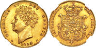United Kingdom 1/2 Sovereign Half Sovereign George IV NGC MS60 -