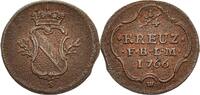 BADEN-DURLACH Ku.-1/4 Kreuzer 1766 Karl Friedrich, 1738/1746-1811. Ku.-1... 25,00 EUR  Excl. 9,90 EUR Verzending