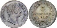 BADEN-DURLACH 3 Kreuzer 1835 Karl Leopold Friedrich, 1830-1852. 3 Kreuze... 75,00 EUR  Excl. 9,90 EUR Verzending