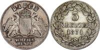 BADEN-DURLACH 3 Kreuzer 1871 Friedrich I., 1852/1856-1907. 3 Kreuzer 187... 45,00 EUR  Excl. 9,90 EUR Verzending