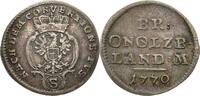 BRANDENBURG-ANSBACH 2 1/2 Kreuzer 1770 Karl Alexander, 2 1/2 Kreuzer 177... 25,00 EUR  Excl. 9,90 EUR Verzending