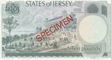 Jersey 10 Pounds SPECIMEN 1976 P.13S FDC